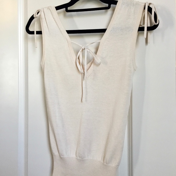 Diane von Furstenberg V Neck Silk Blend Top - Picture 1 of 7